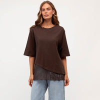 Lace Hem Tee