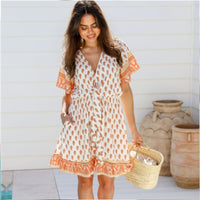 Adele Frill Mini Dress