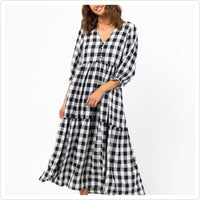Kenzi Gingham Maxi