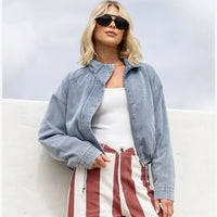 Frankie Denim Bomber